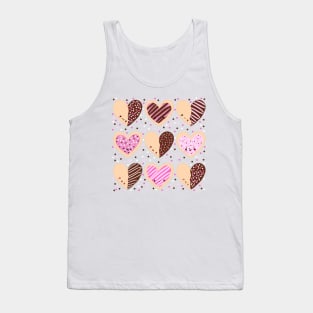 Cute Heart shaped Cookies Tank Top